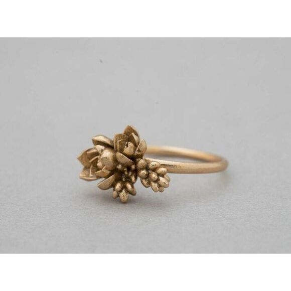 Botanical Cluster Ring in Natural Bronze size 7 by Collected Edition - Picture 15 of 15